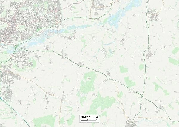 Daventry NN7 1 Map