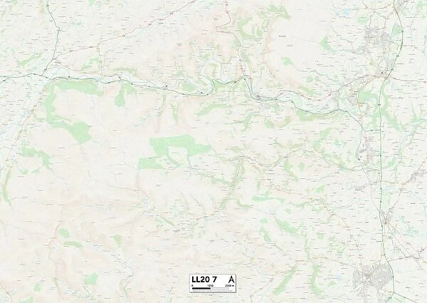 Denbighshire LL20 7 Map