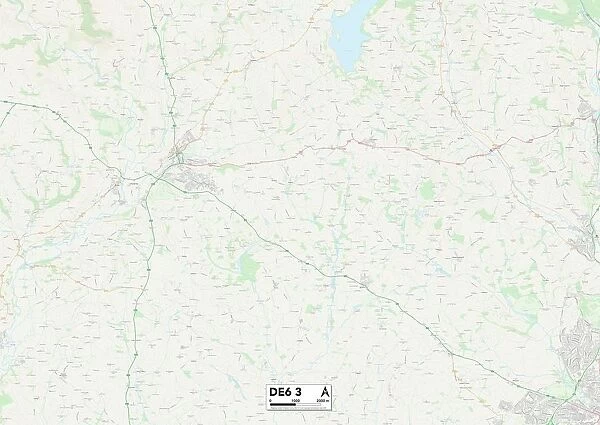 Derbyshire Dales DE6 3 Map