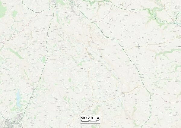 Derbyshire Dales SK17 0 Map