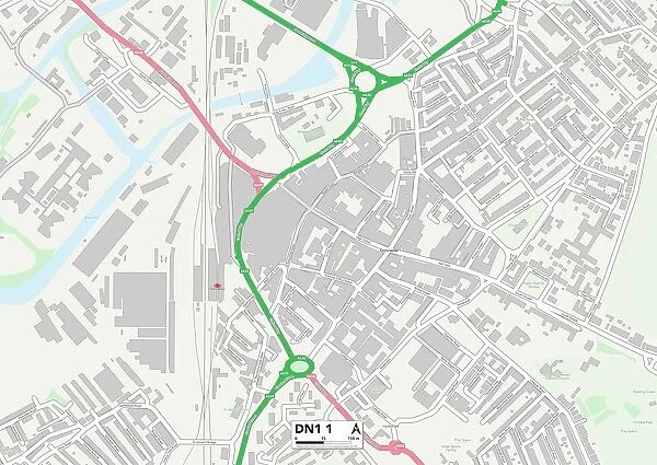 Doncaster DN1 1 Map