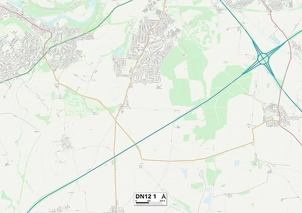Doncaster DN12 1 Map