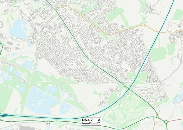 Doncaster DN4 7 Map