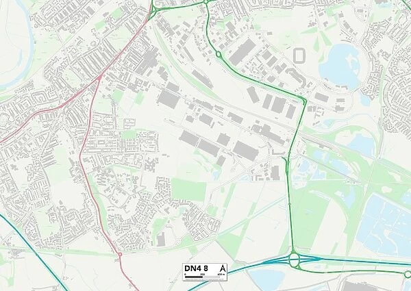 Doncaster DN4 8 Map