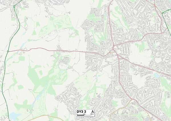 Dudley DY3 3 Map