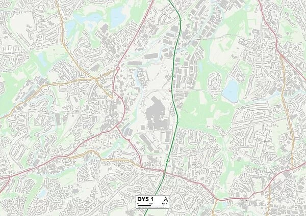 Dudley DY5 1 Map