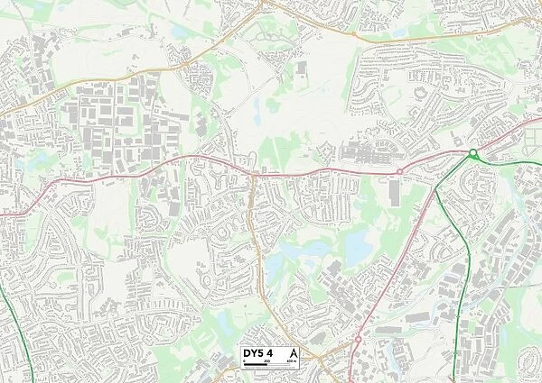 Dudley DY5 4 Map