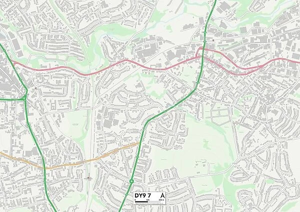 Dudley DY9 7 Map