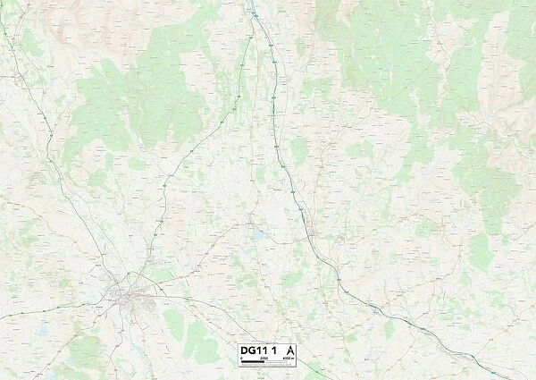 Dumfriesshire DG11 1 Map