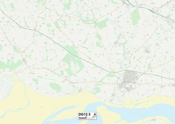 Dumfriesshire DG12 5 Map