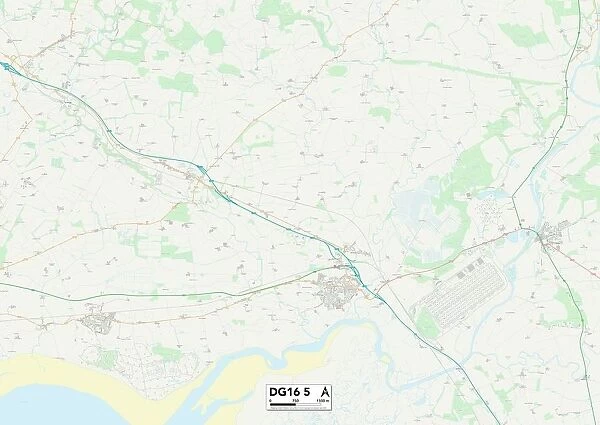 Dumfriesshire DG16 5 Map
