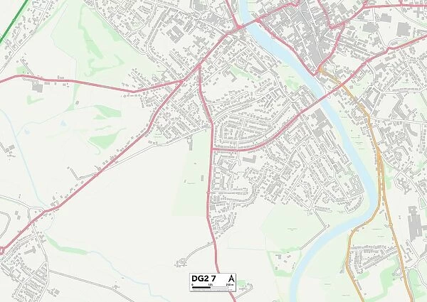 Dumfriesshire DG2 7 Map