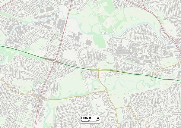 Ealing UB6 8 Map