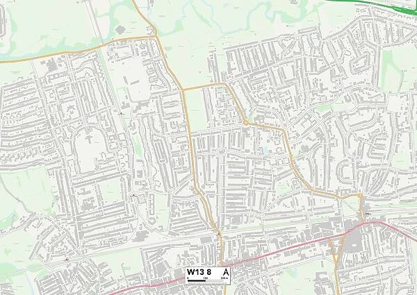 Ealing W13 8 Map