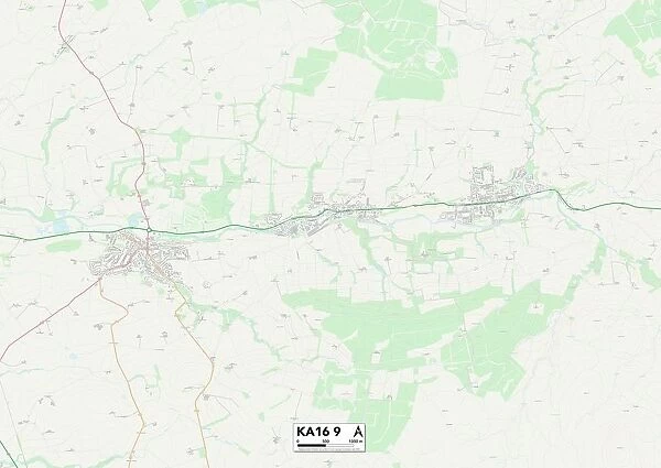East Ayrshire KA16 9 Map