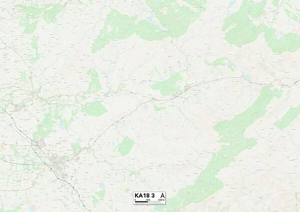 East Ayrshire KA18 3 Map