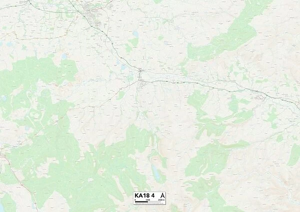 East Ayrshire KA18 4 Map
