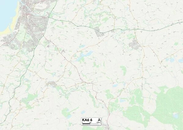 East Ayrshire KA6 6 Map