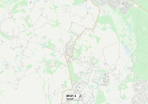 East Dorset BH21 6 Map