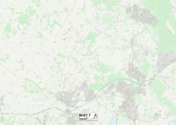 East Dorset BH21 7 Map