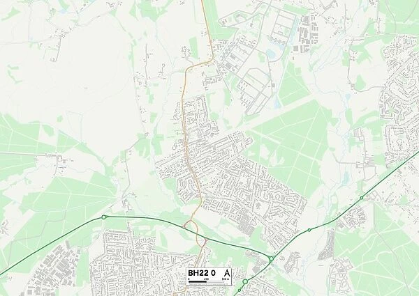 East Dorset BH22 0 Map
