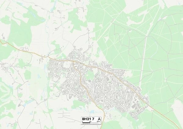East Dorset BH31 7 Map