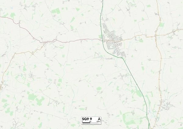 East Hertfordshire SG9 9 Map
