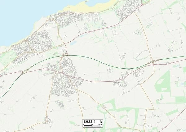 East Lothian EH33 1 Map