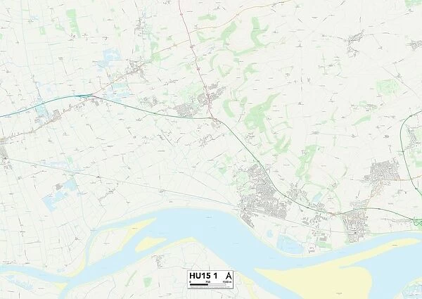 East Riding of Yorkshire HU15 1 Map