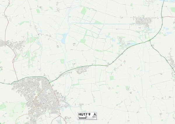 East Riding of Yorkshire HU17 9 Map