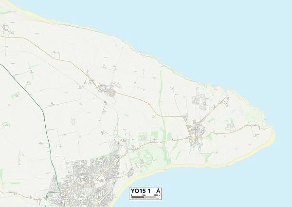 East Riding of Yorkshire YO15 1 Map