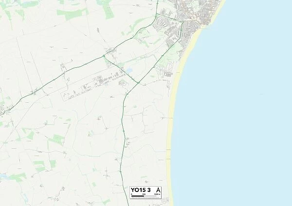 East Riding of Yorkshire YO15 3 Map