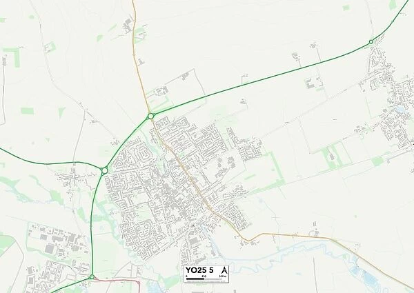 East Riding of Yorkshire YO25 5 Map