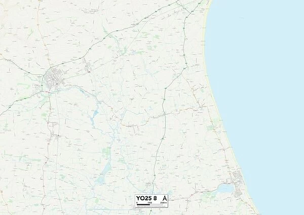 East Riding of Yorkshire YO25 8 Map
