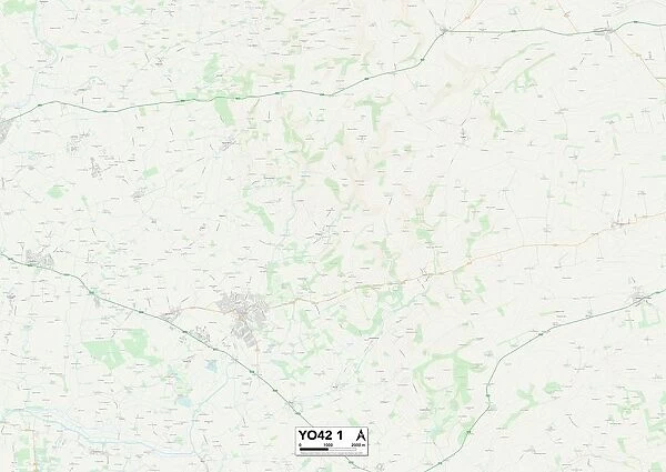 East Riding of Yorkshire YO42 1 Map