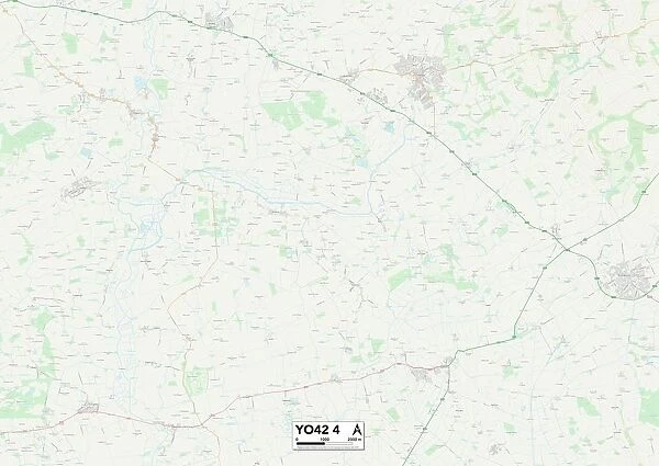 East Riding of Yorkshire YO42 4 Map