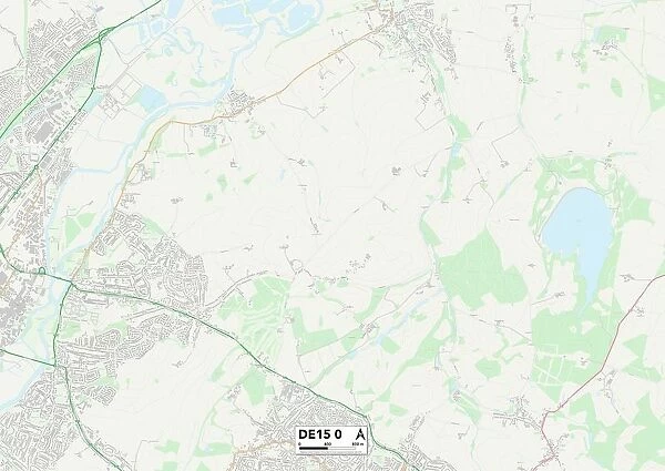 East Staffordshire DE15 0 Map