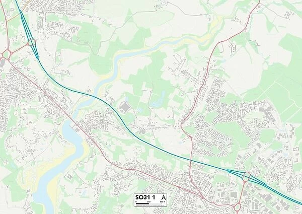 Eastleigh SO31 1 Map