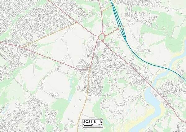 Eastleigh SO31 8 Map