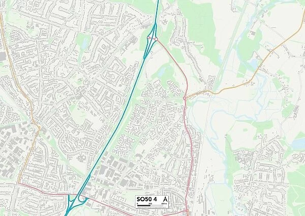Eastleigh SO50 4 Map
