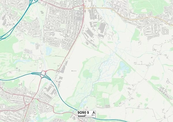 Eastleigh SO50 5 Map
