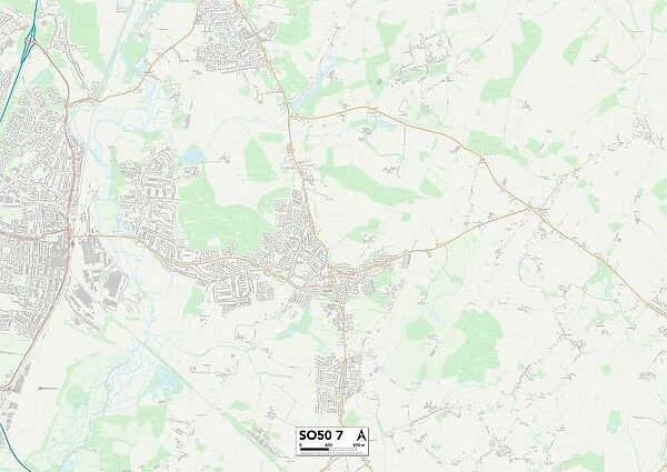 Eastleigh SO50 7 Map