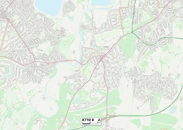 Elmbridge KT10 8 Map
