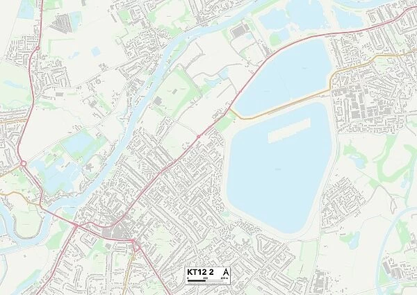 Elmbridge KT12 2 Map