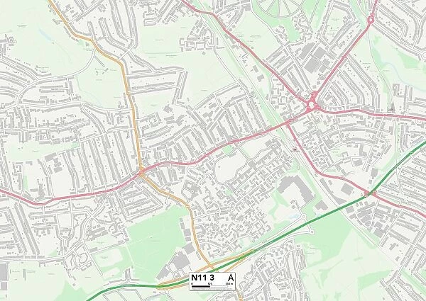 Enfield N11 3 Map