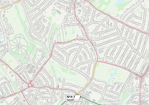 Enfield N14 7 Map