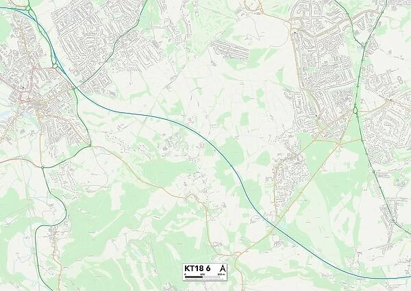Epsom and Ewell KT18 6 Map
