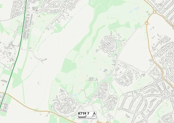 Epsom and Ewell KT19 7 Map