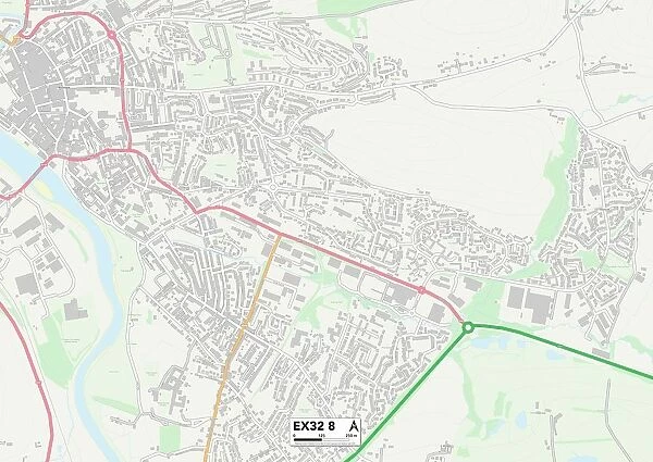 Exeter EX32 8 Map