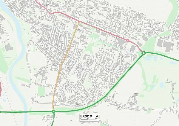 Exeter EX32 9 Map